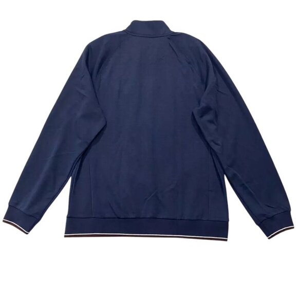 NEW Robert Graham Deluxe Knit Lightweight Jacket | Navy - Picture 11 of 13